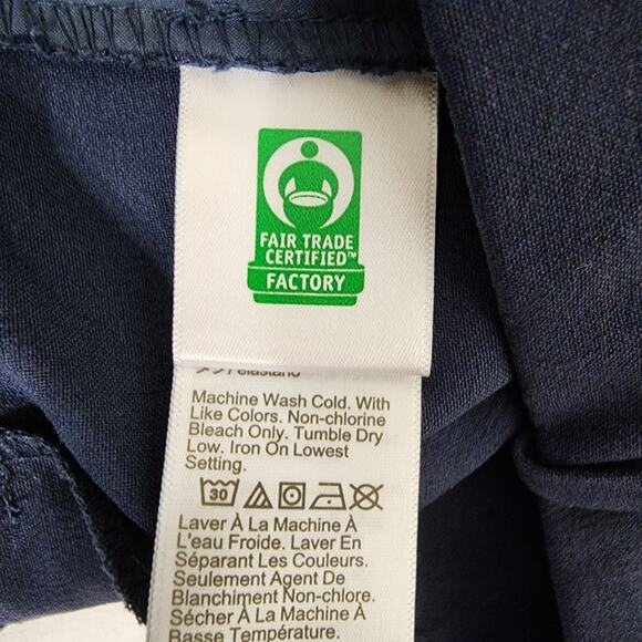 J.Crew Womens Ruby Pants Slim Cropped Size 14 Flat Front Stretch Twill Navy Blue - Picture 8 of 10